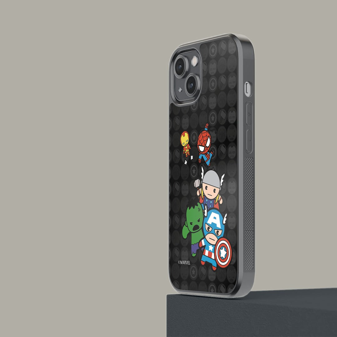 Kawaii Marvel Comics Glass iPhone Case for iPhone 14 | Macmerise