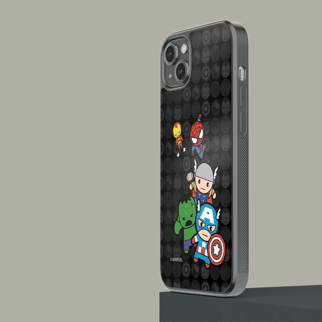 Kawaii Marvel Comics Glass iPhone Case for iPhone 14 Plus | Macmerise