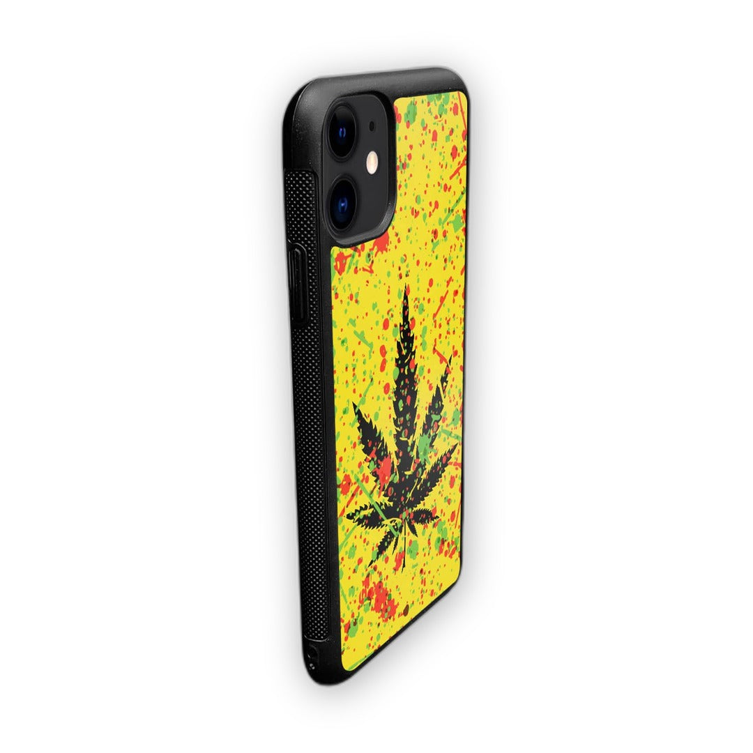 Rasta Splash Glass iPhone Case for iPhone 11 | Macmerise
