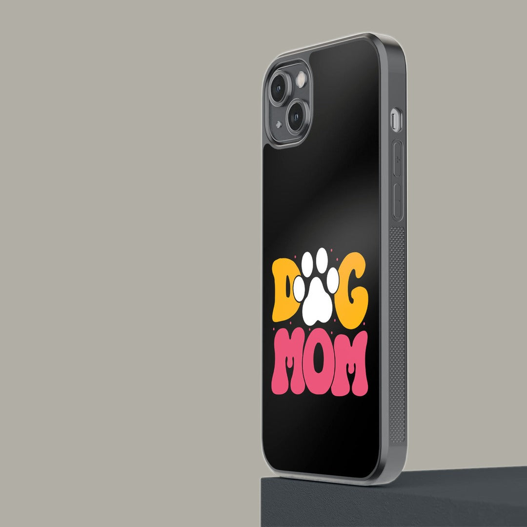 Dog Mom Glass iPhone Case for iPhone 14 Plus | Macmerise