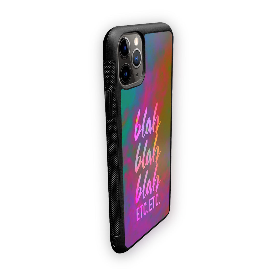 Blah Blah Glass iPhone Case for iPhone 11 Pro Max | Macmerise