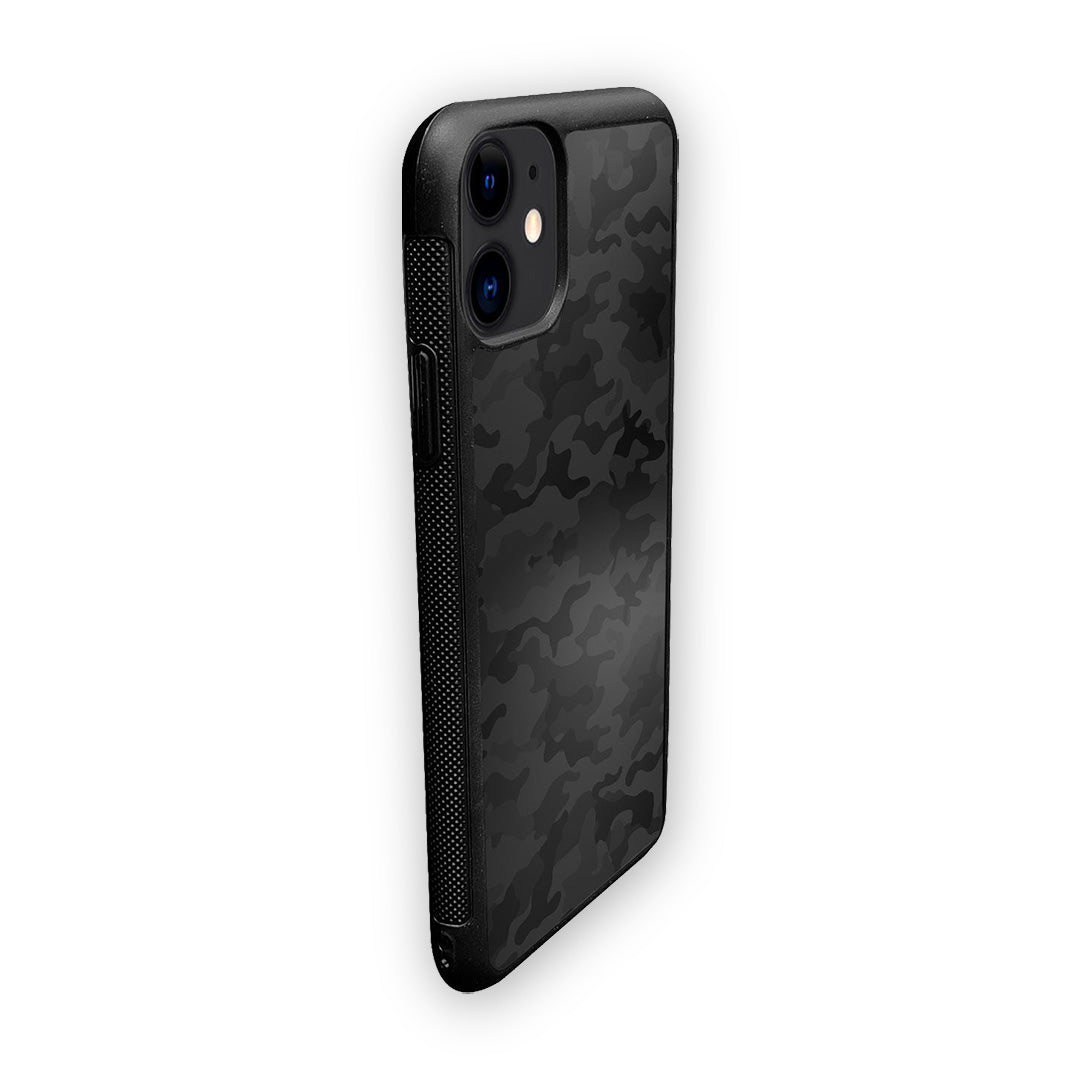Camo Army Black Glass iPhone Case for iPhone 11 | Macmerise