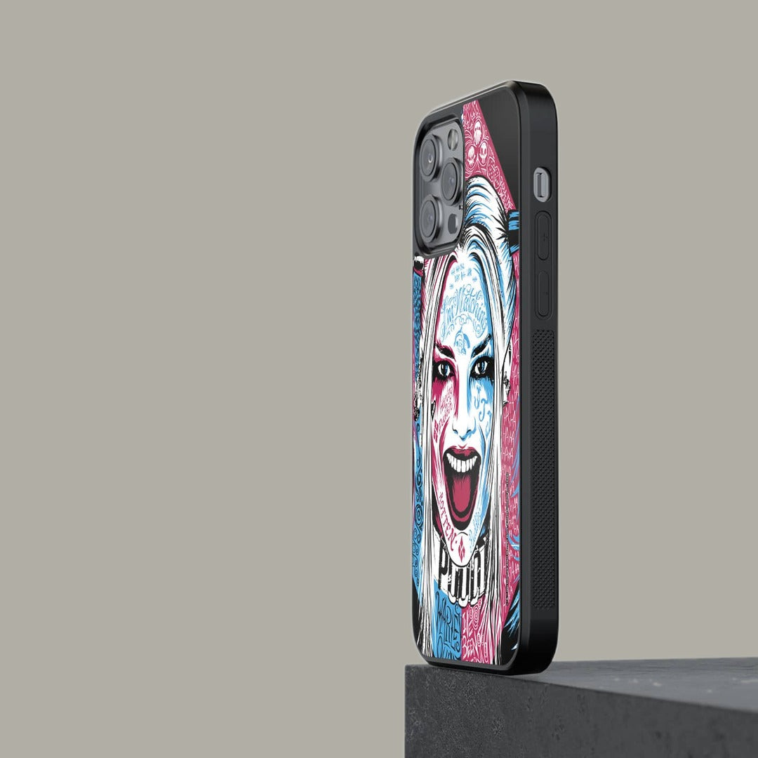 Wicked Harley Quinn Glass iPhone Case for iPhone 13 Pro Max | Macmerise