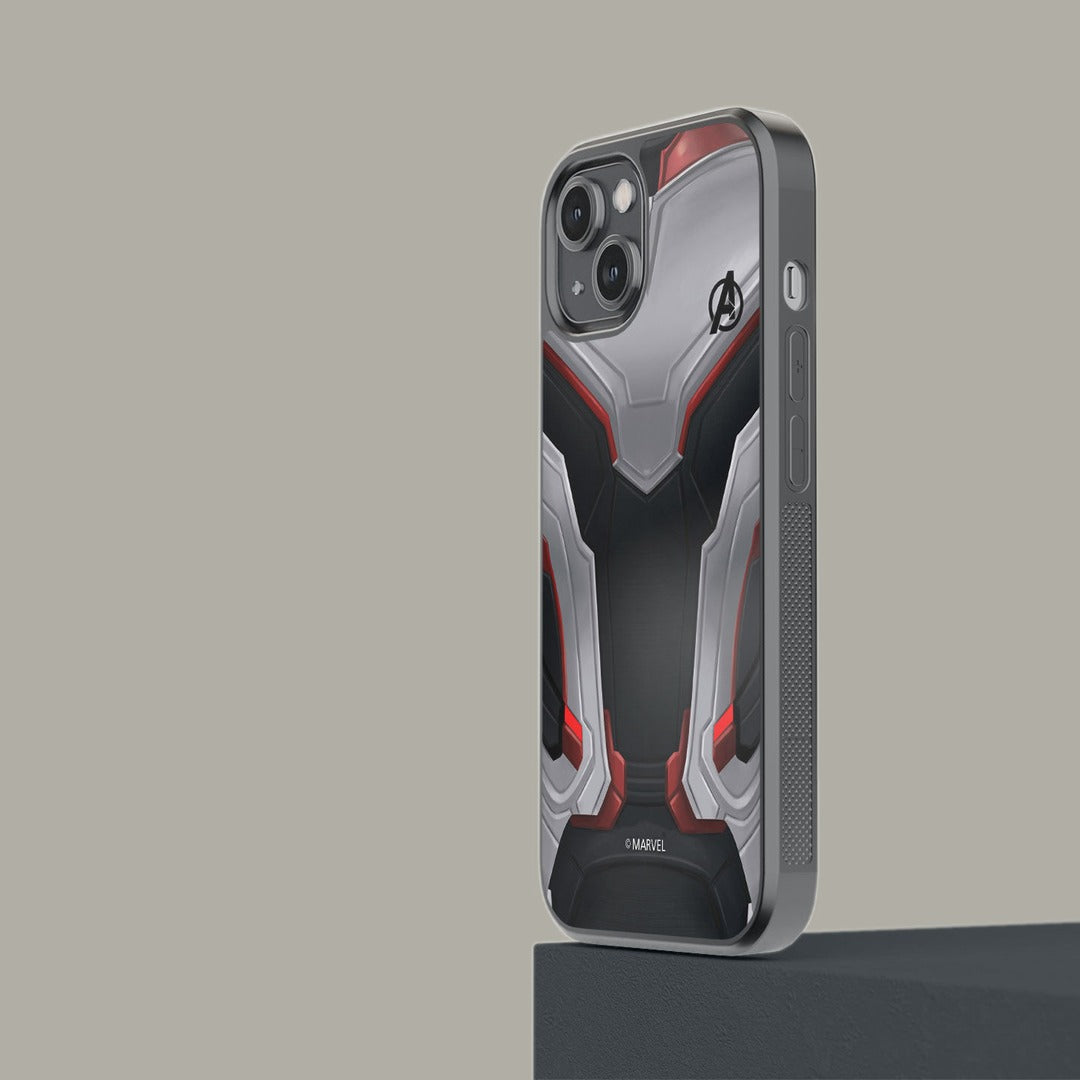 Avengers Endgame Suit Glass iPhone Case for iPhone 14 | Macmerise