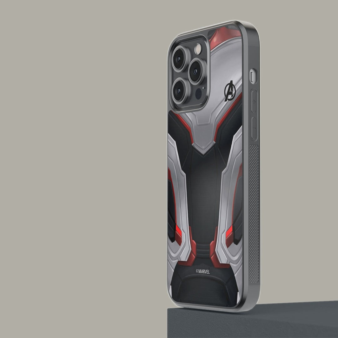 Avengers Endgame Suit Glass iPhone Case for iPhone 14 Pro Max | Macmerise
