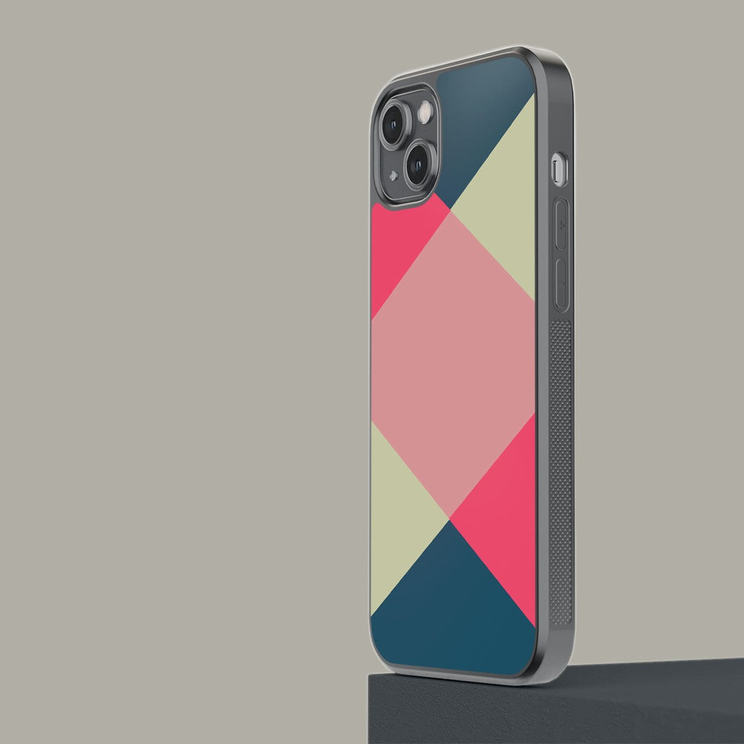 Criss Cross iPhone 14 Plus Cover Teal - detail view | Macmerise