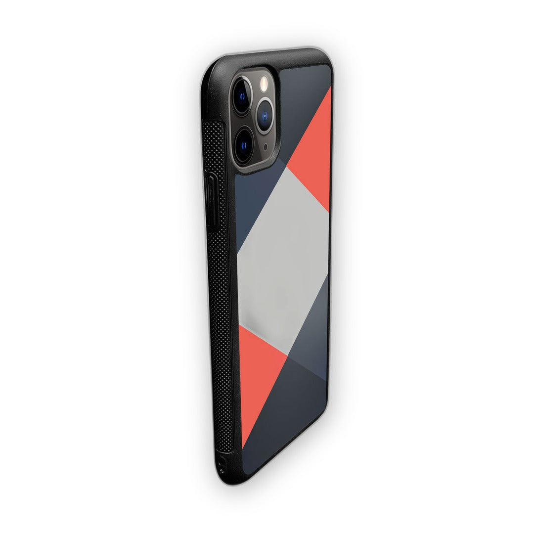 Criss Cross Coral Glass iPhone Case for iPhone 11 Pro Max | Macmerise