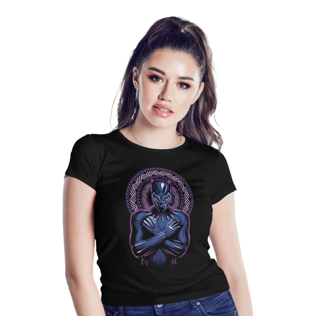 Marvel King of Wakanda Black T-Shirt - detail 5 view | Macmerise