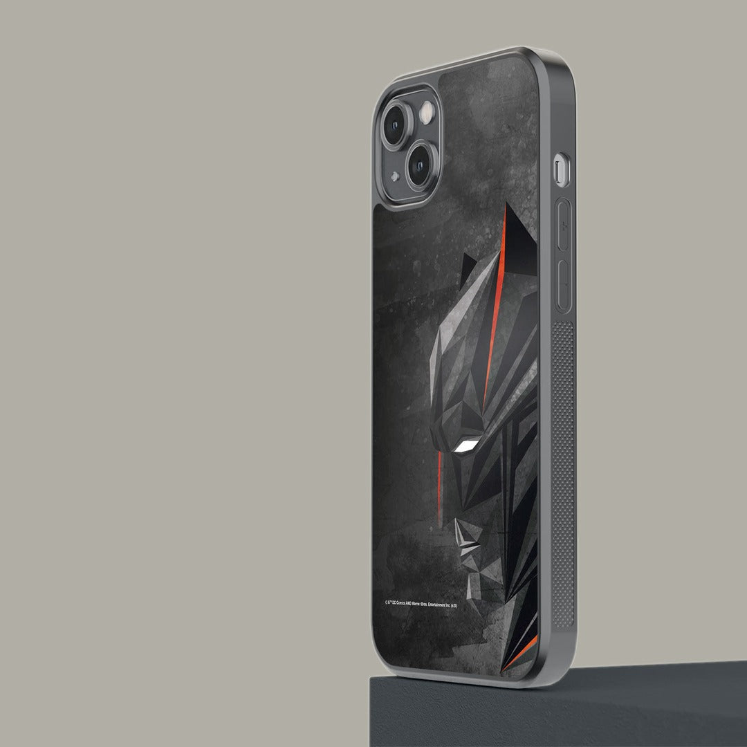 Batman Geometric Glass iPhone Case for iPhone 14 Plus | Macmerise