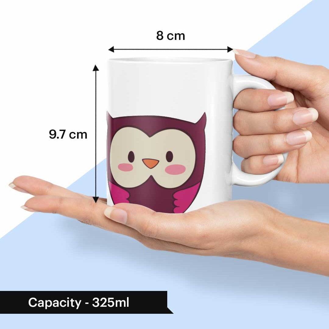 Purple Owl Coffee Mug | Macmerise