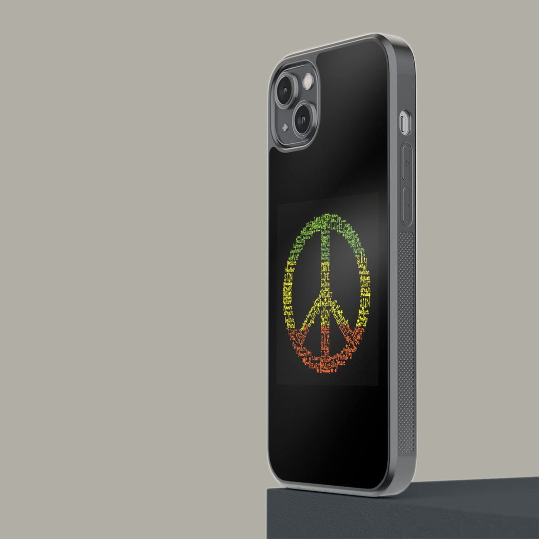 Symbol of Peace Glass iPhone Case for iPhone 14 Plus | Macmerise