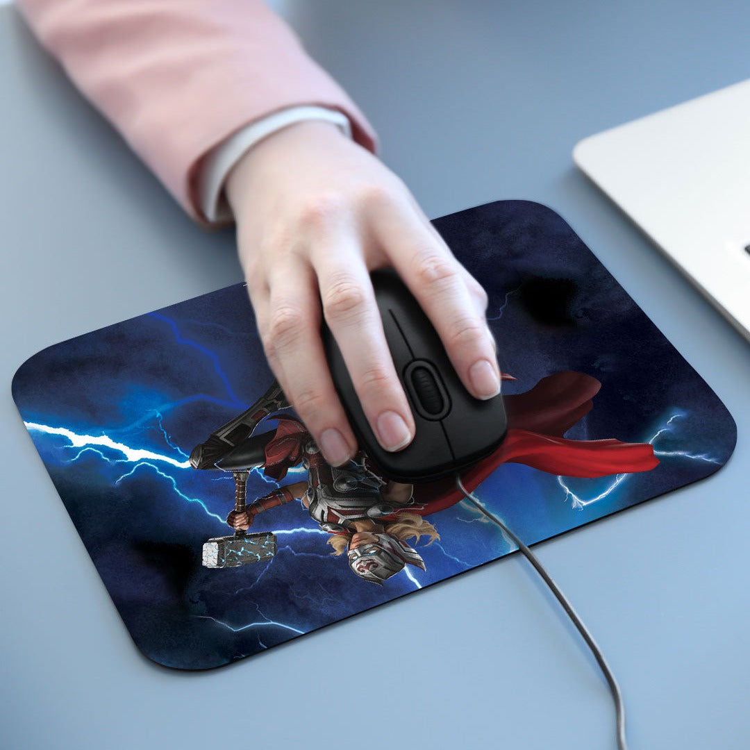 Mighty Thor Attack Mouse Pad | Macmerise