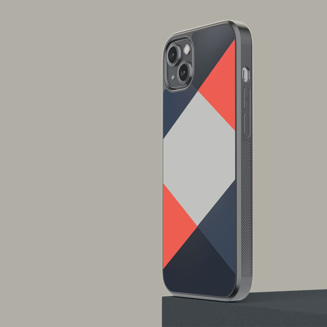 Criss Cross iPhone 14 Plus Cover Coral - detail view | Macmerise