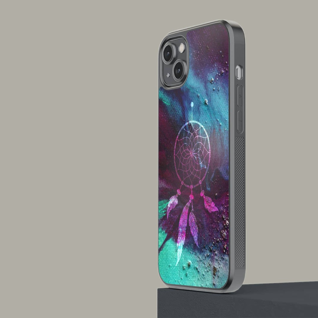 Dream Catcher Galaxy Glass iPhone Case for iPhone 14 Plus | Macmerise