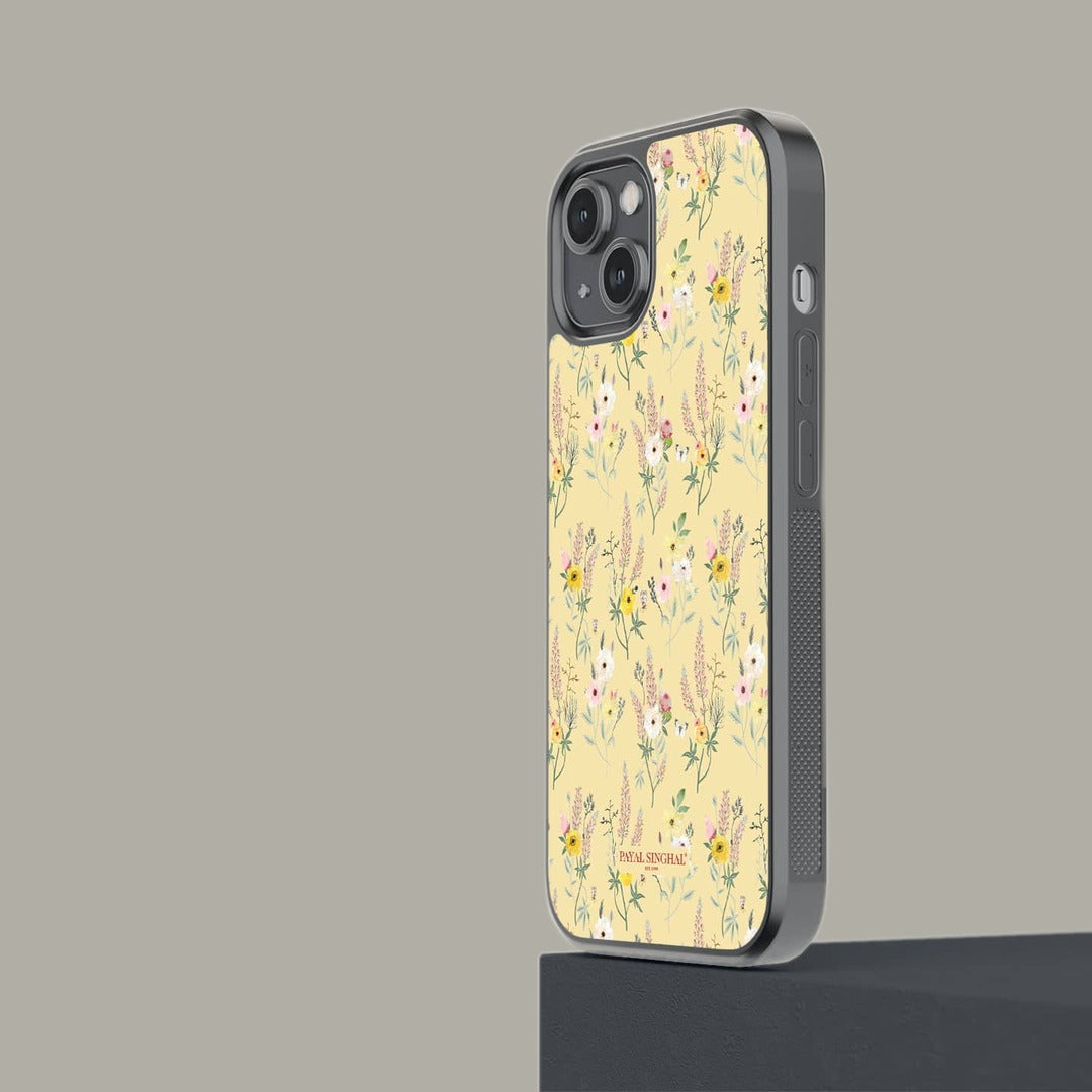 Payal Singhal Lemon Garden Glass iPhone Case for iPhone 14 | Macmerise