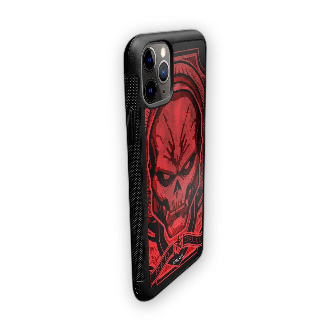Red Skull Saga Glass iPhone Case for iPhone 11 Pro | Macmerise