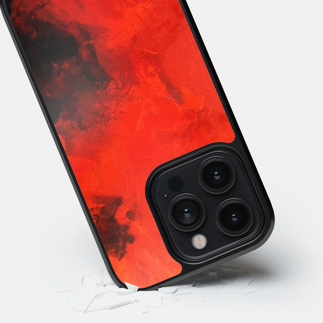 Red On Me Glass iPhone Case for iPhone 14 Pro | Macmerise