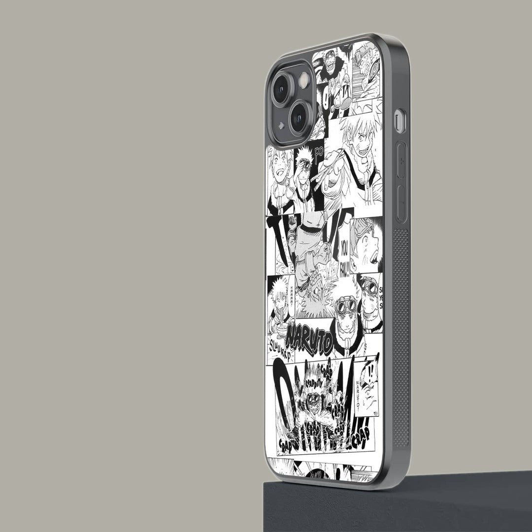 Naruto Collage Glass iPhone Case for iPhone 14 Plus | Macmerise