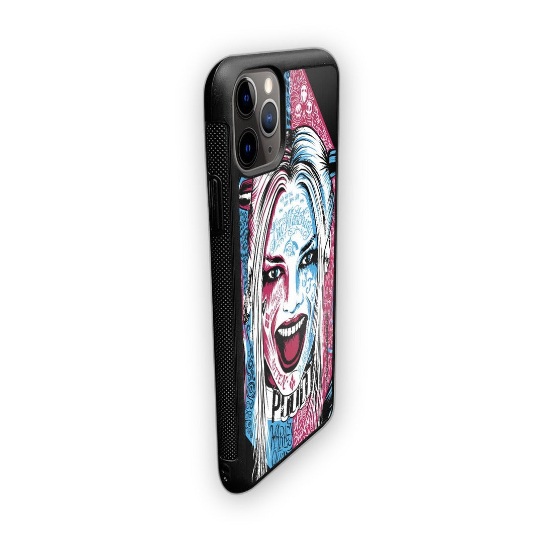 Wicked Harley Quinn Glass iPhone Case for iPhone 11 Pro | Macmerise