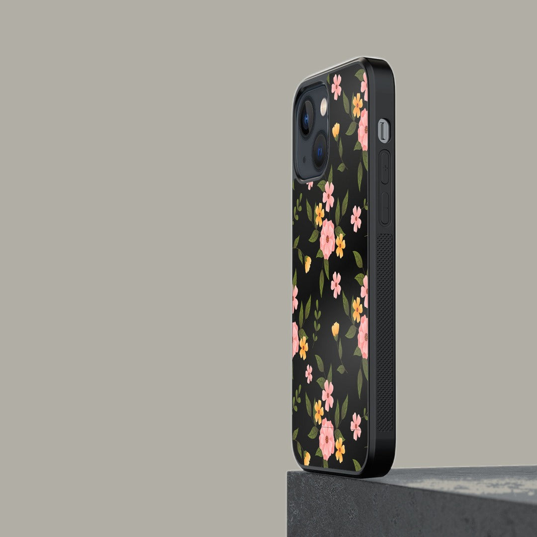 Sk Periwinkle Black Glass iPhone Case for iPhone 13 Mini | Macmerise