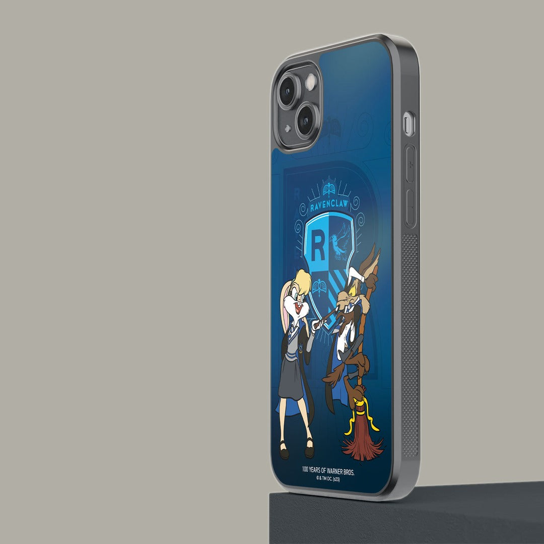 Looney Ravenclaw Glass iPhone Case for iPhone 14 Plus | Macmerise