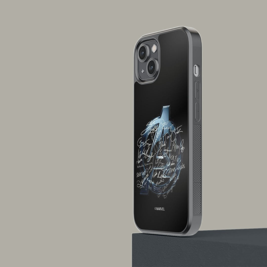 Avengers Nostalgia Glass iPhone Case for iPhone 14 | Macmerise