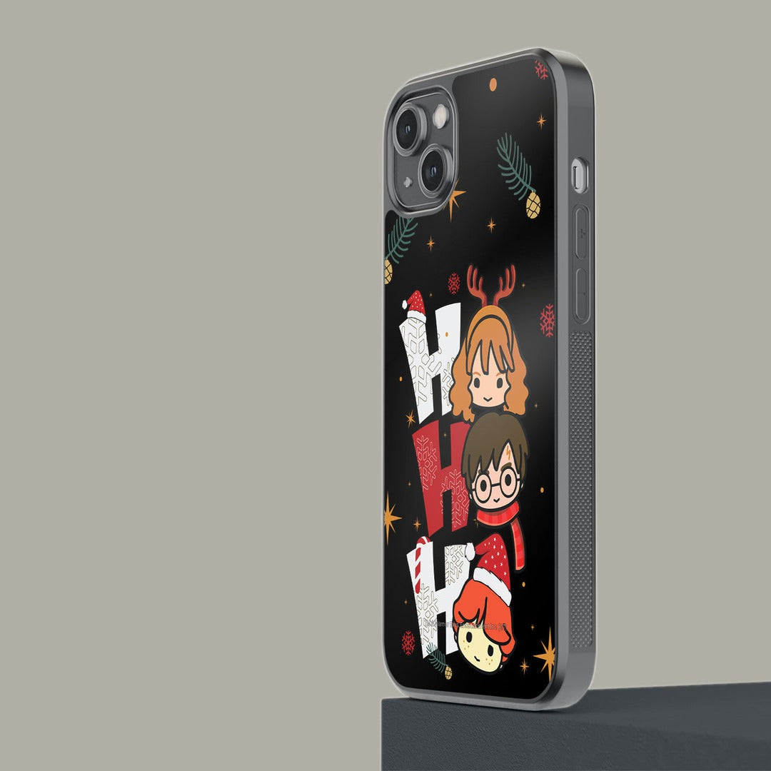 Harry Potter Ho Ho Ho Glass iPhone Case for iPhone 14 Plus | Macmerise