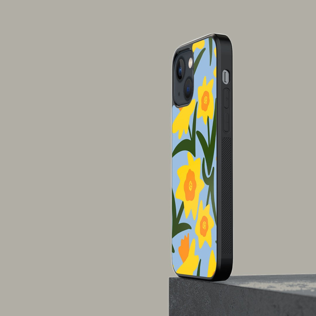 Blossom Breeze Glass iPhone Case for iPhone 13 | Macmerise
