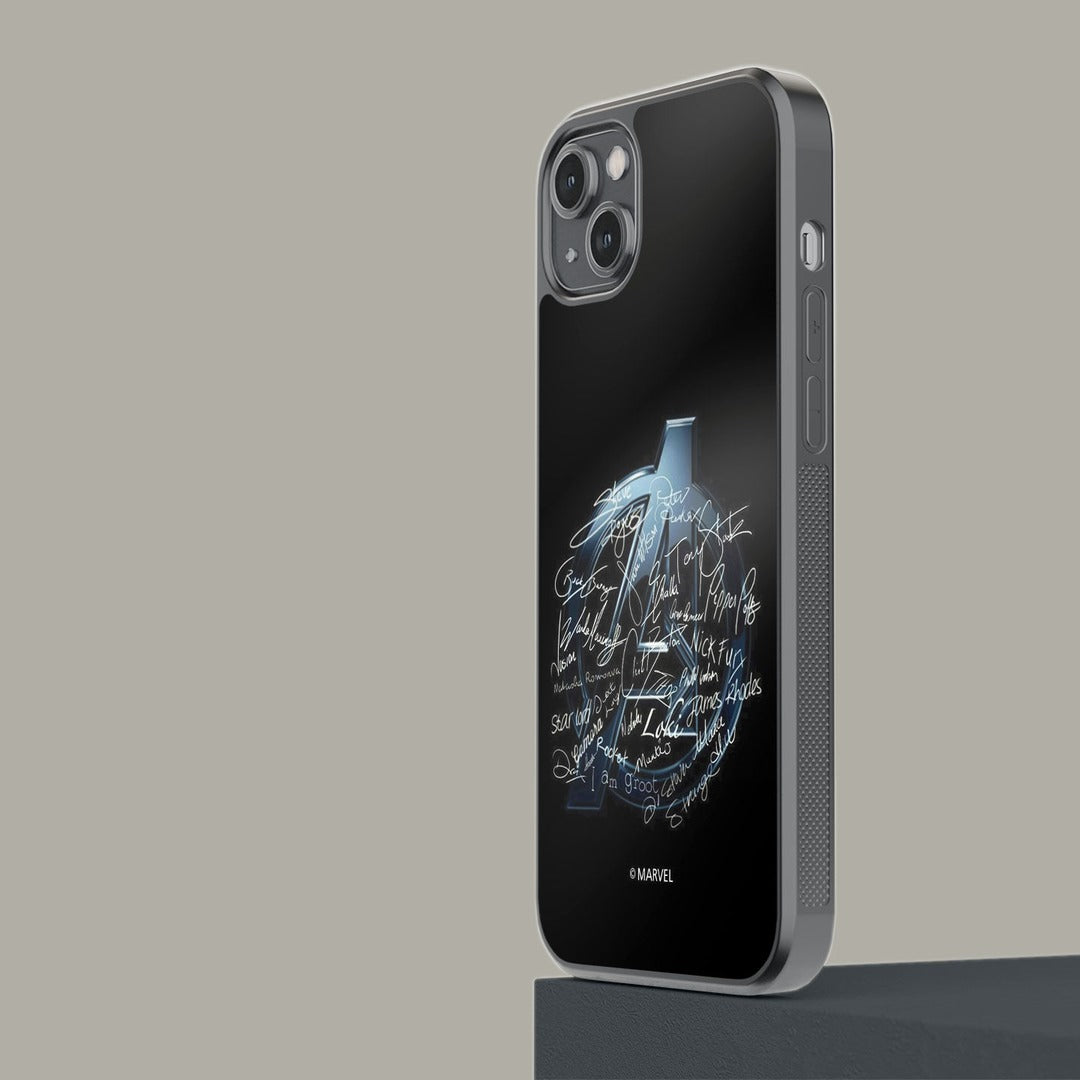 Avengers Nostalgia Glass iPhone Case for iPhone 14 Plus | Macmerise