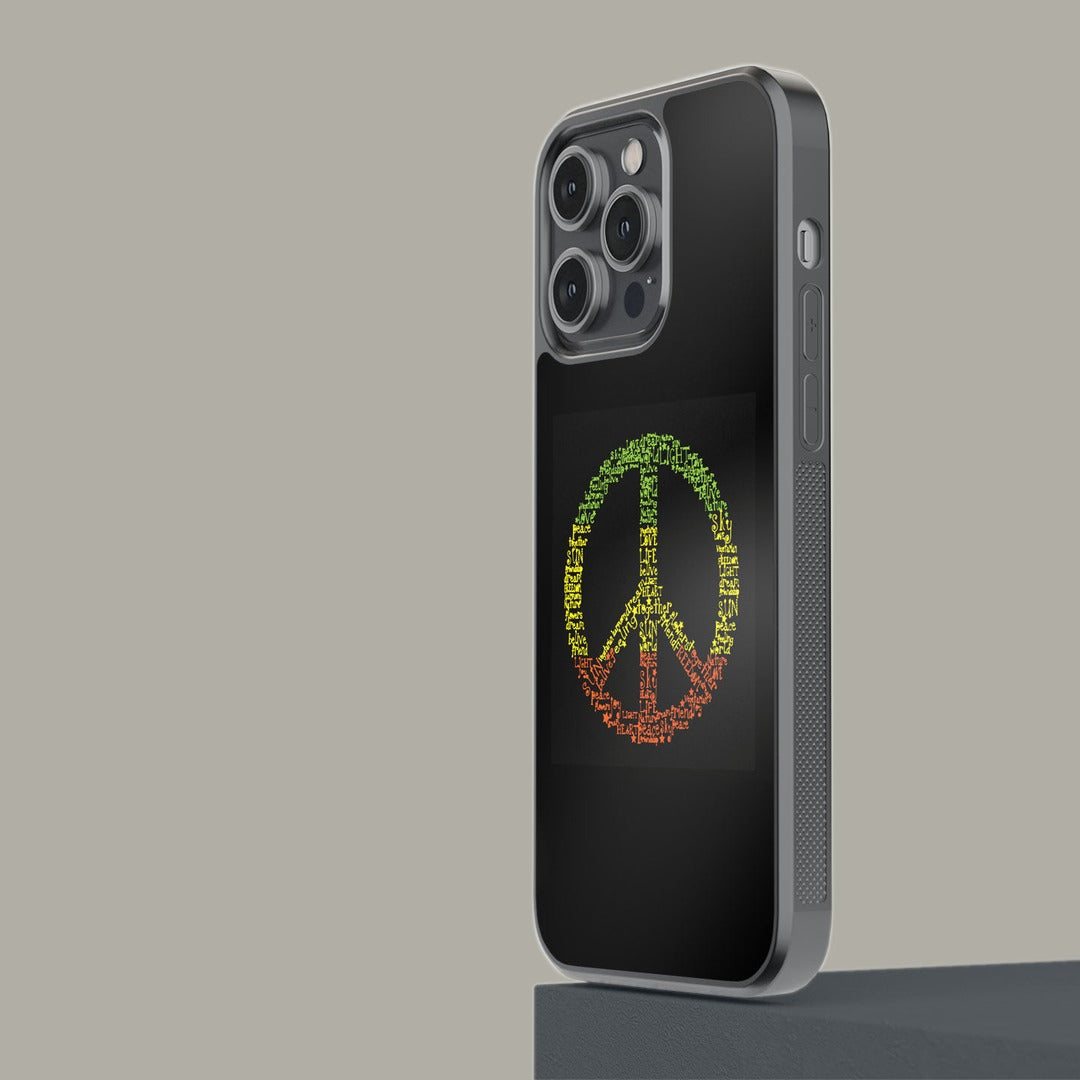 Symbol of Peace Glass iPhone Case for iPhone 14 Pro Max | Macmerise