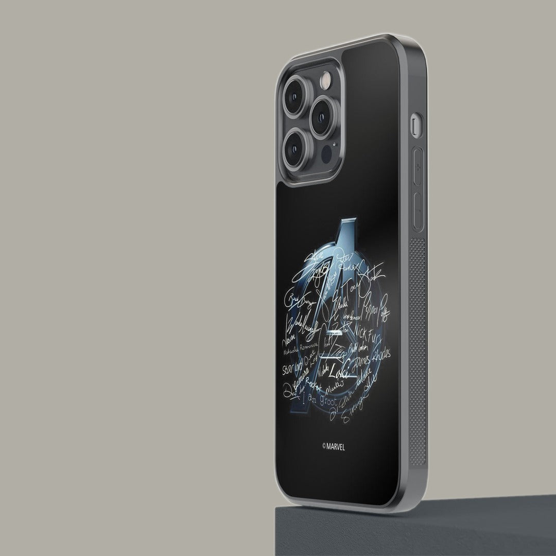 Avengers Nostalgia Glass iPhone Case for iPhone 14 Pro Max | Macmerise