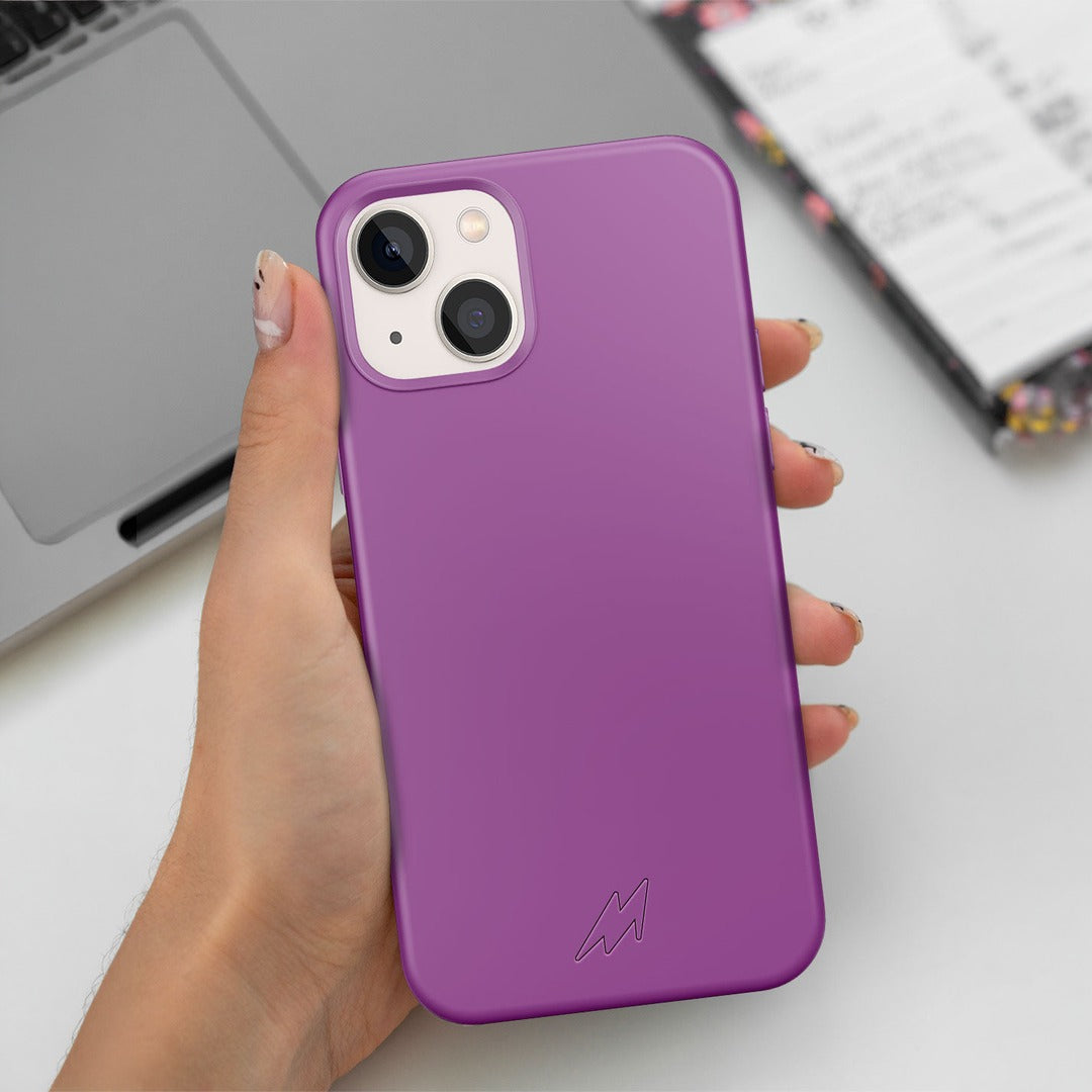 Basics iPhone 13 Mini Silicone Case Purple | Macmerise