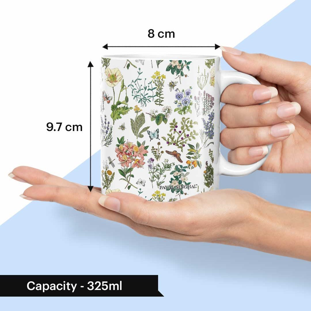 Payal Singhal Titli Coffee Mug White - detail view | Macmerise