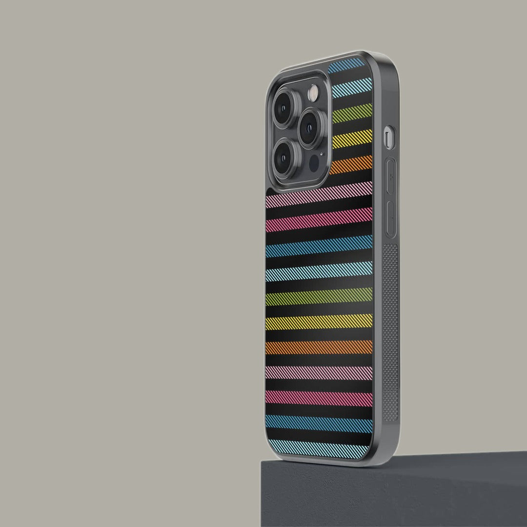 Stripes All the Way Glass iPhone Case for iPhone 14 Pro | Macmerise
