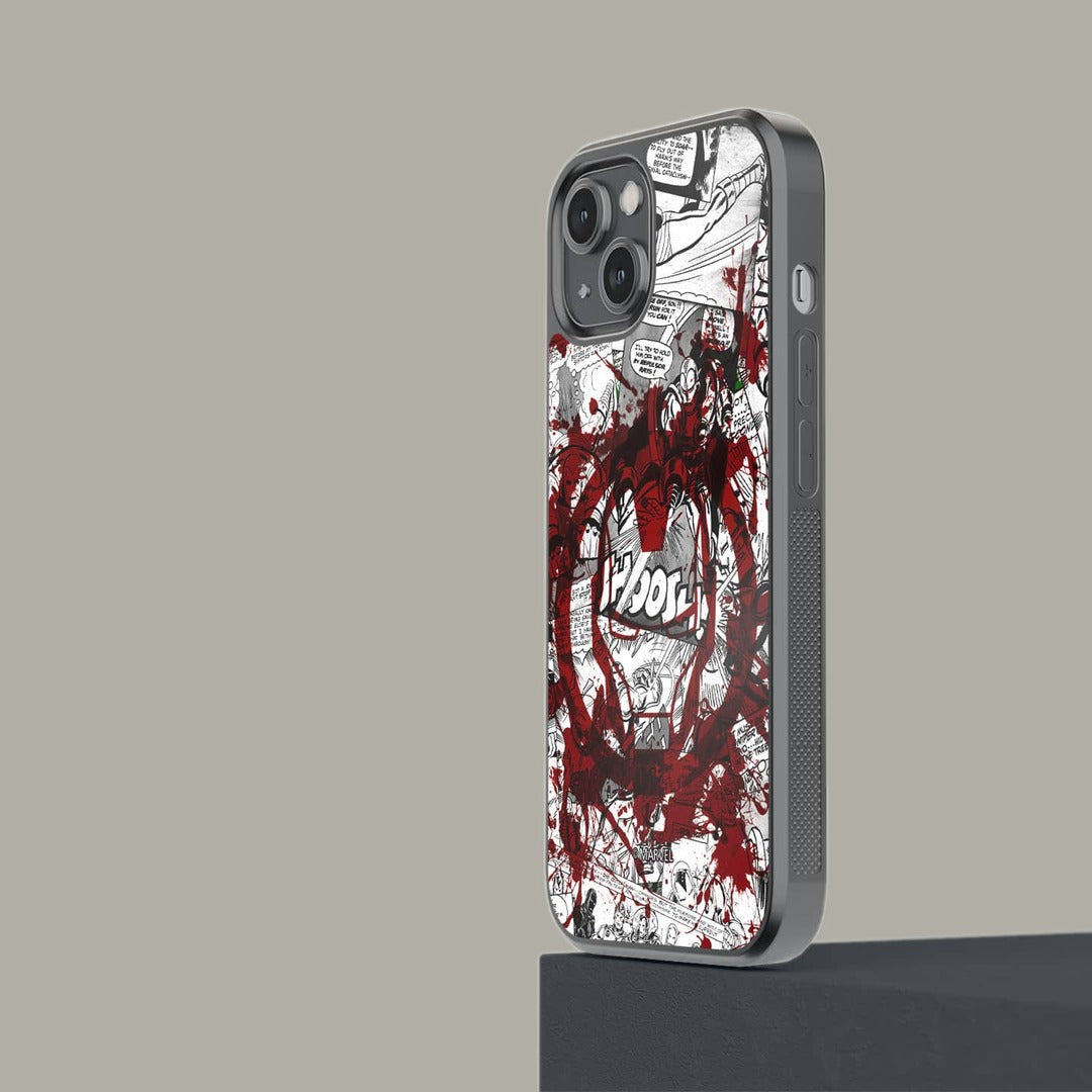 Splash Out Iron Man Glass iPhone Case for iPhone 14 | Macmerise