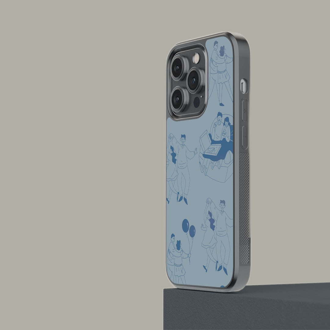 Love Tale Grey Glass iPhone Case for iPhone 14 Pro | Macmerise