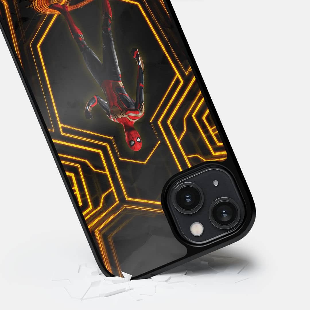 Extraordinary Spiderman Glass iPhone Case for iPhone 14 | Macmerise
