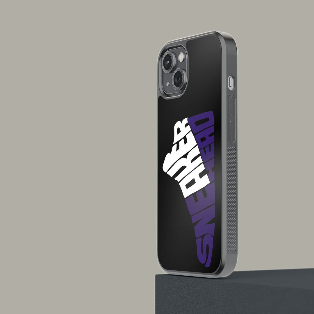 Sneakerhead Court Purple Glass iPhone Case for iPhone 14 | Macmerise