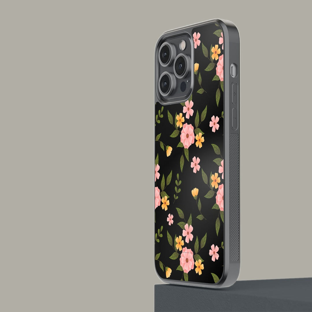 Sk Periwinkle Black Glass iPhone Case for iPhone 14 Pro Max | Macmerise