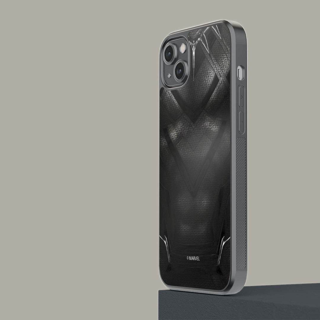 Suit Up Black Panther Glass iPhone Case for iPhone 14 Plus | Macmerise