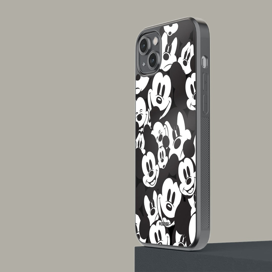 Mickey Smileys Glass iPhone Case for iPhone 14 Plus | Macmerise