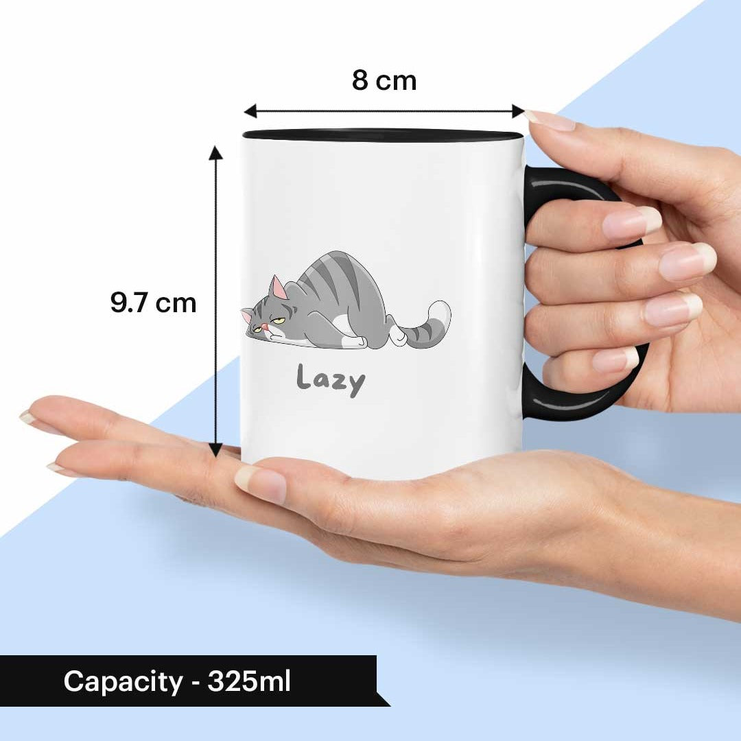 Lazy Cat Coffee Mug | Macmerise