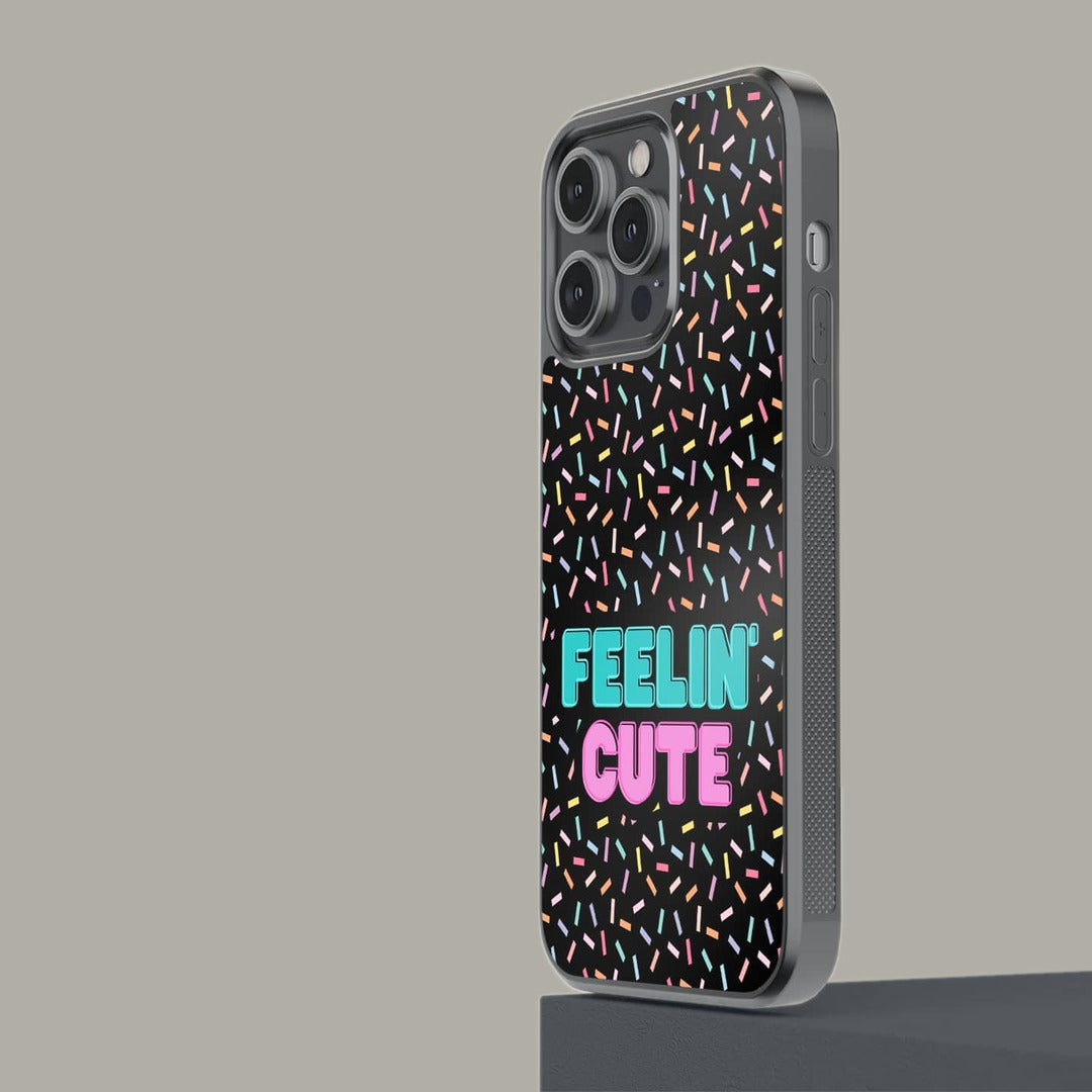 Feelin Cute Glass iPhone Case for iPhone 14 Pro Max | Macmerise