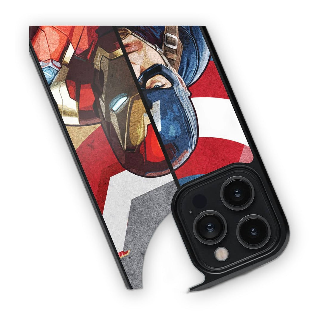 Man Vs Machine Glass iPhone Case for iPhone 14 Pro Max | Macmerise