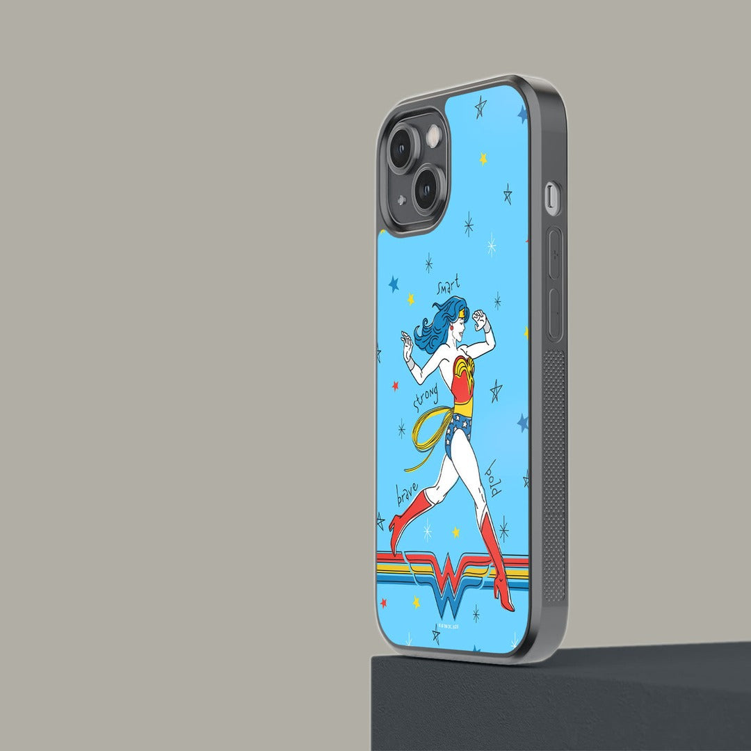 Wonder Comic Glass iPhone Case for iPhone 14 | Macmerise
