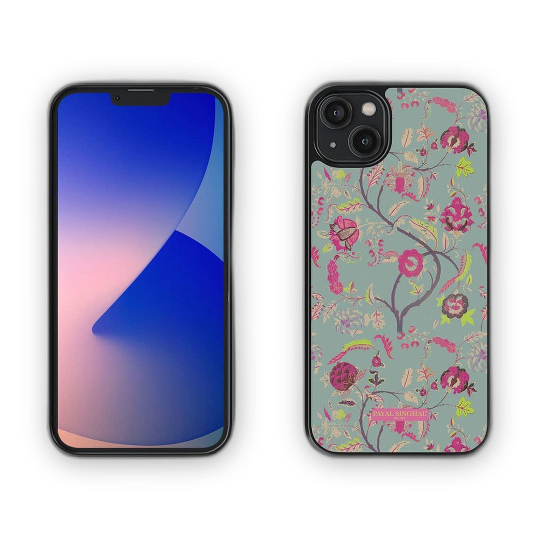Payal Singhal Chintz Print Glass iPhone Case for iPhone 14 Plus | Macmerise