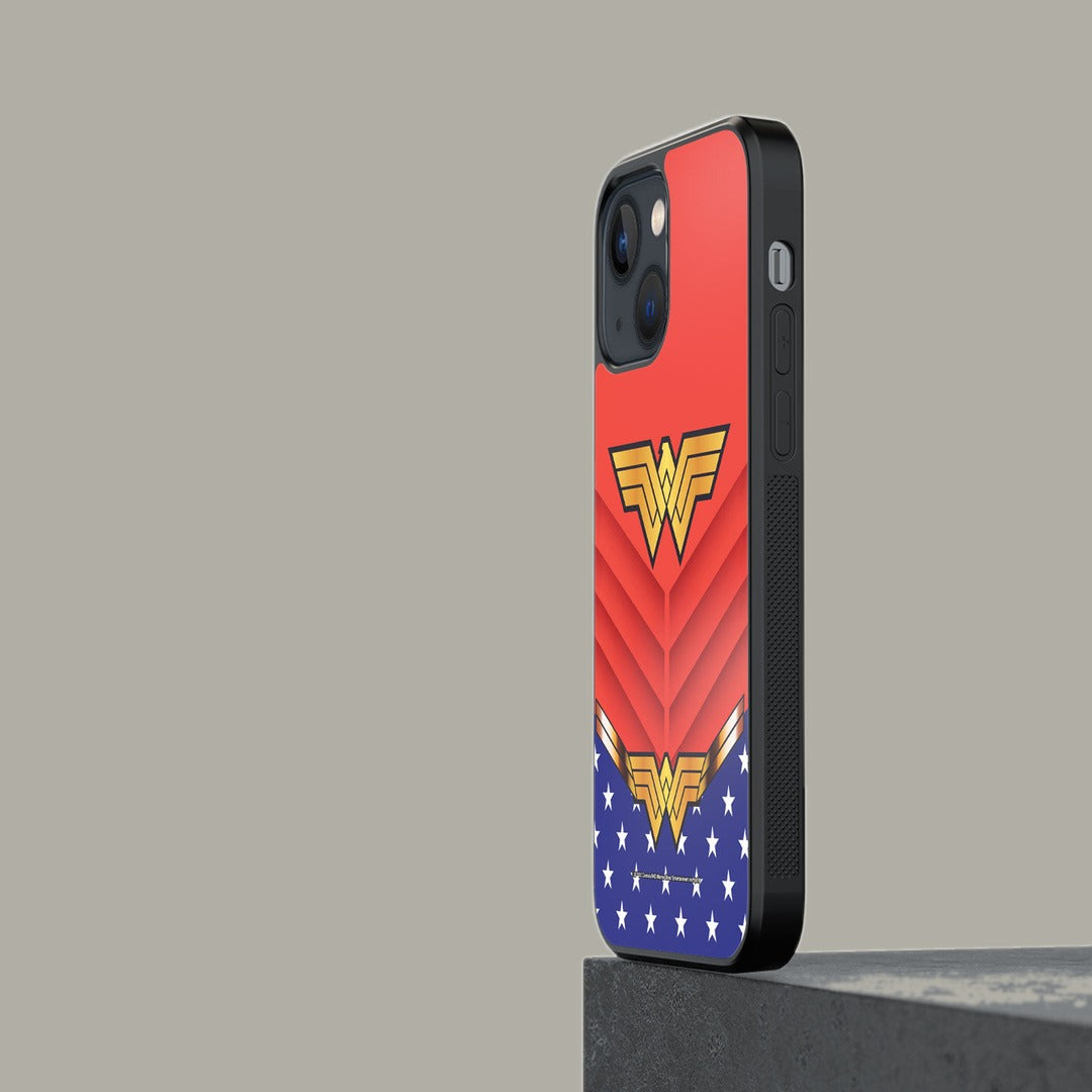 Suit Up Wonder Woman Glass iPhone Case for iPhone 13 | Macmerise
