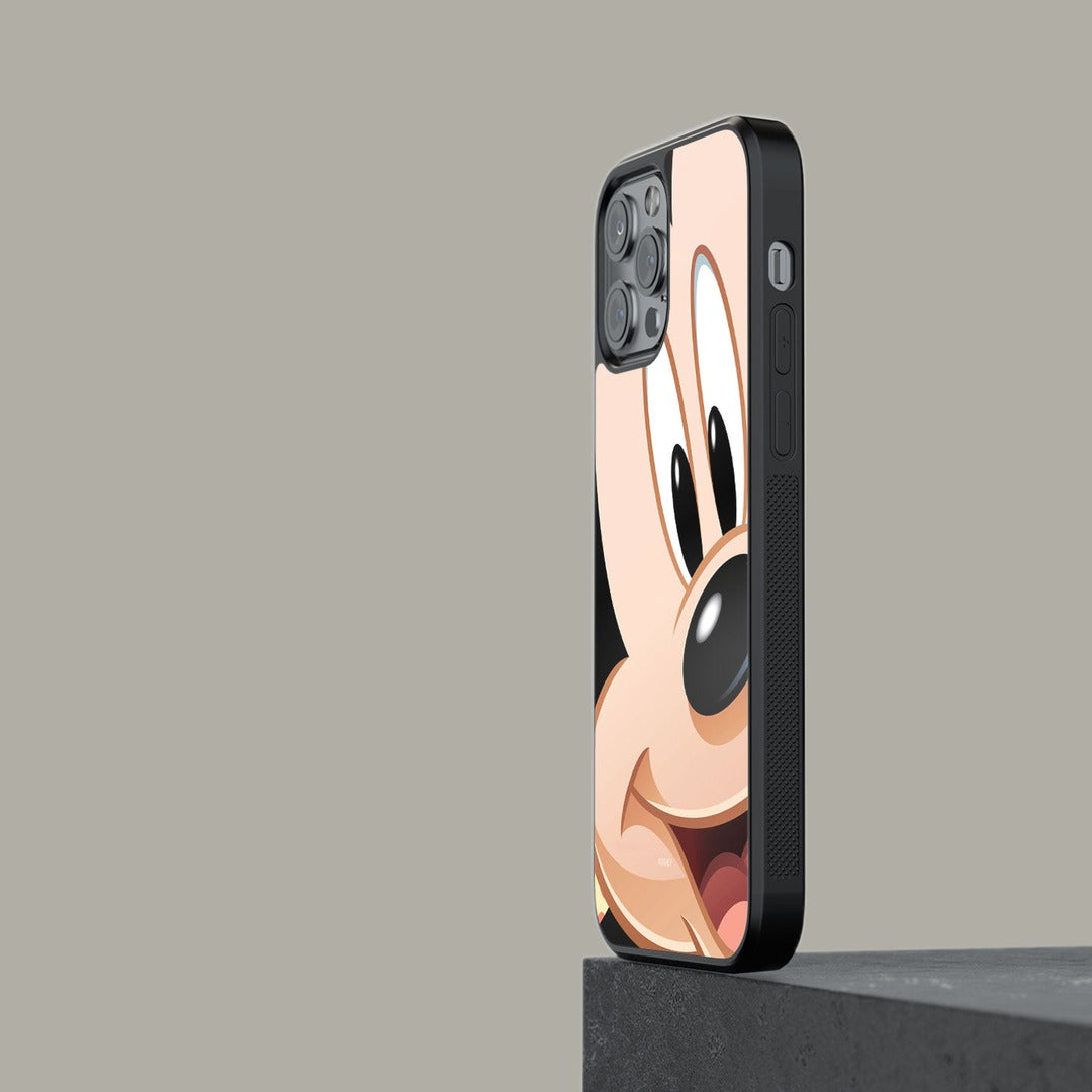 Zoom Up Mickey Glass iPhone Case for iPhone 12 Pro | Macmerise