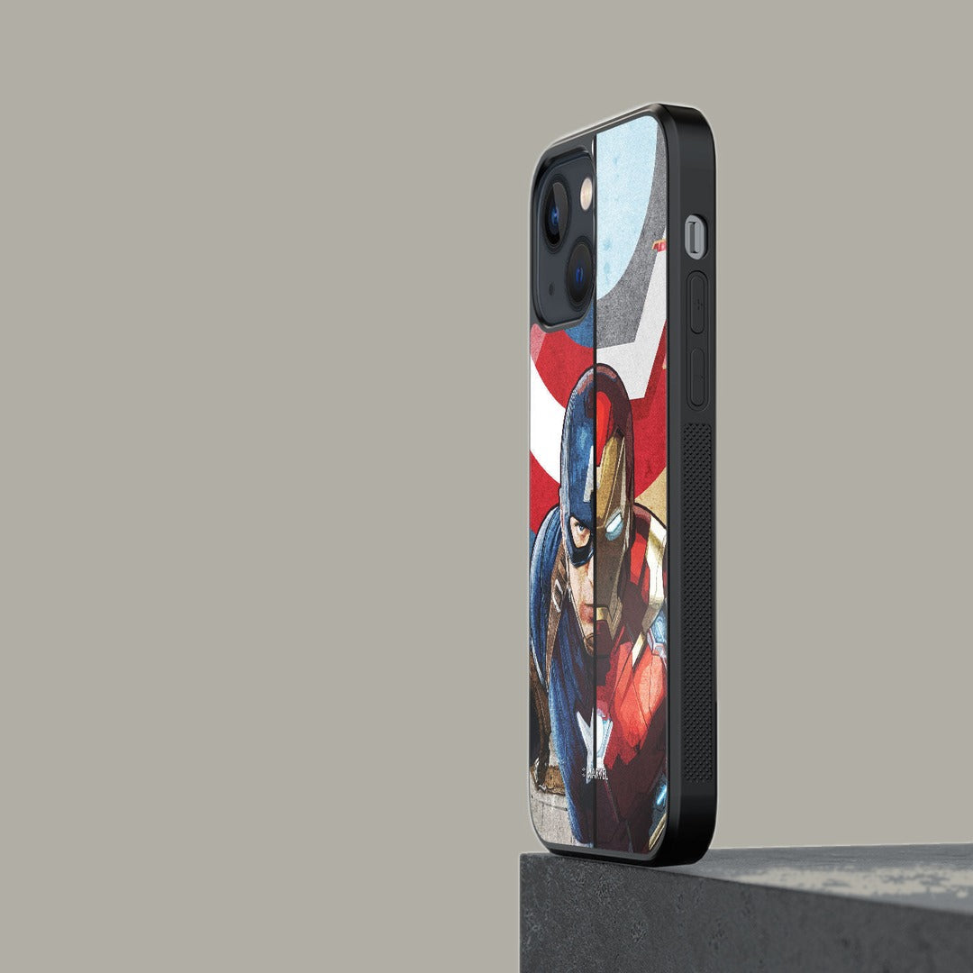 Man Vs Machine Glass iPhone Case for iPhone 13 Mini | Macmerise