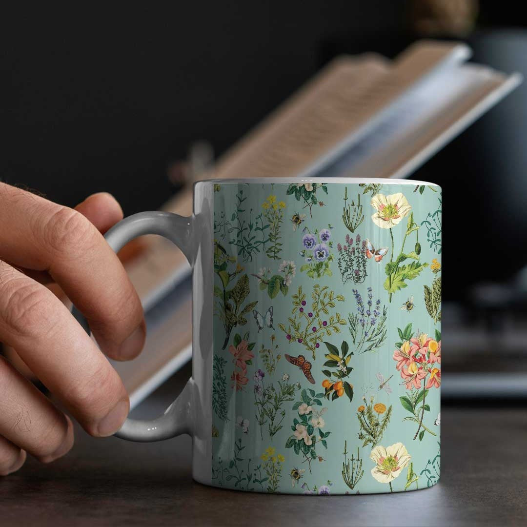 Payal Singhal Titli Coffee Mug Aqua - detail view | Macmerise
